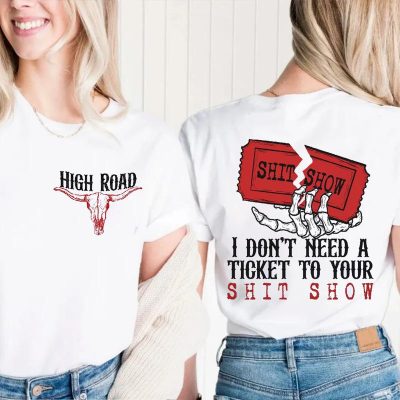 High road KW 2 sides tee, Concert outfit merch, country fans top 1