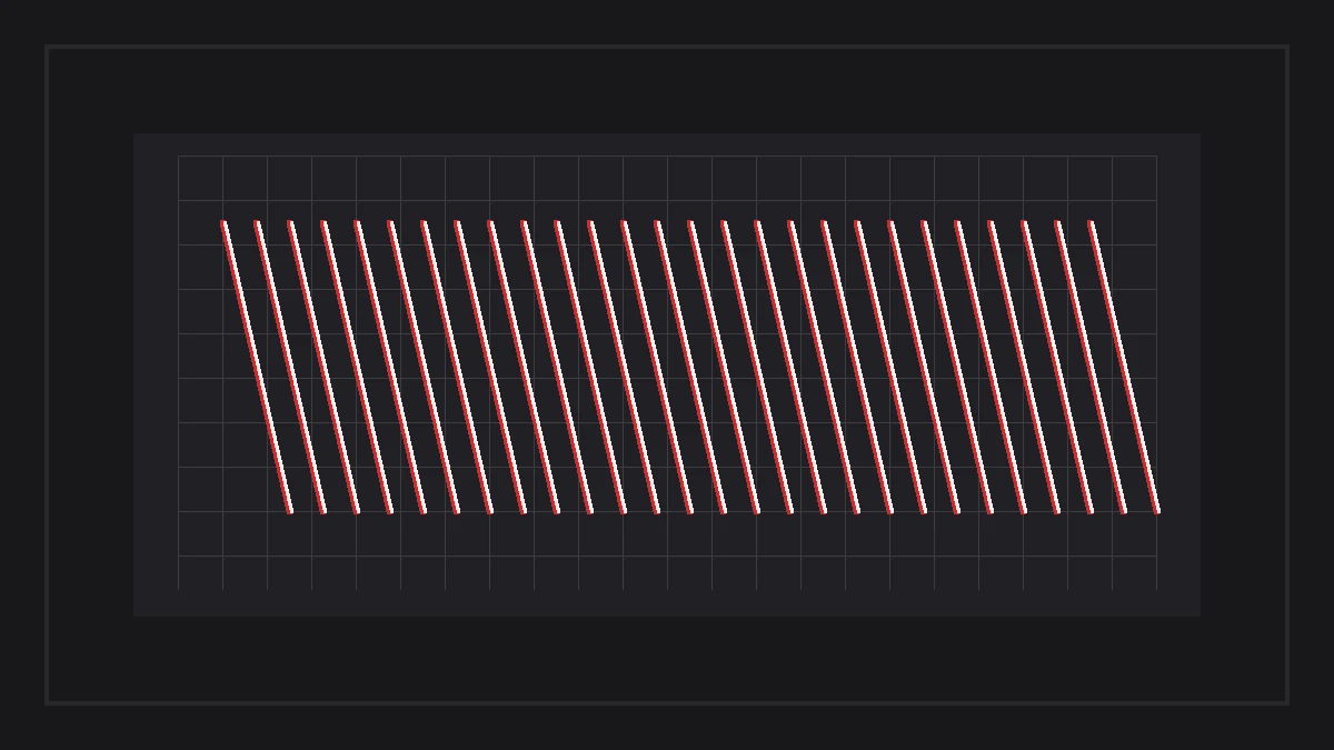 Embroidery stitch count and thread density diagram on apparel