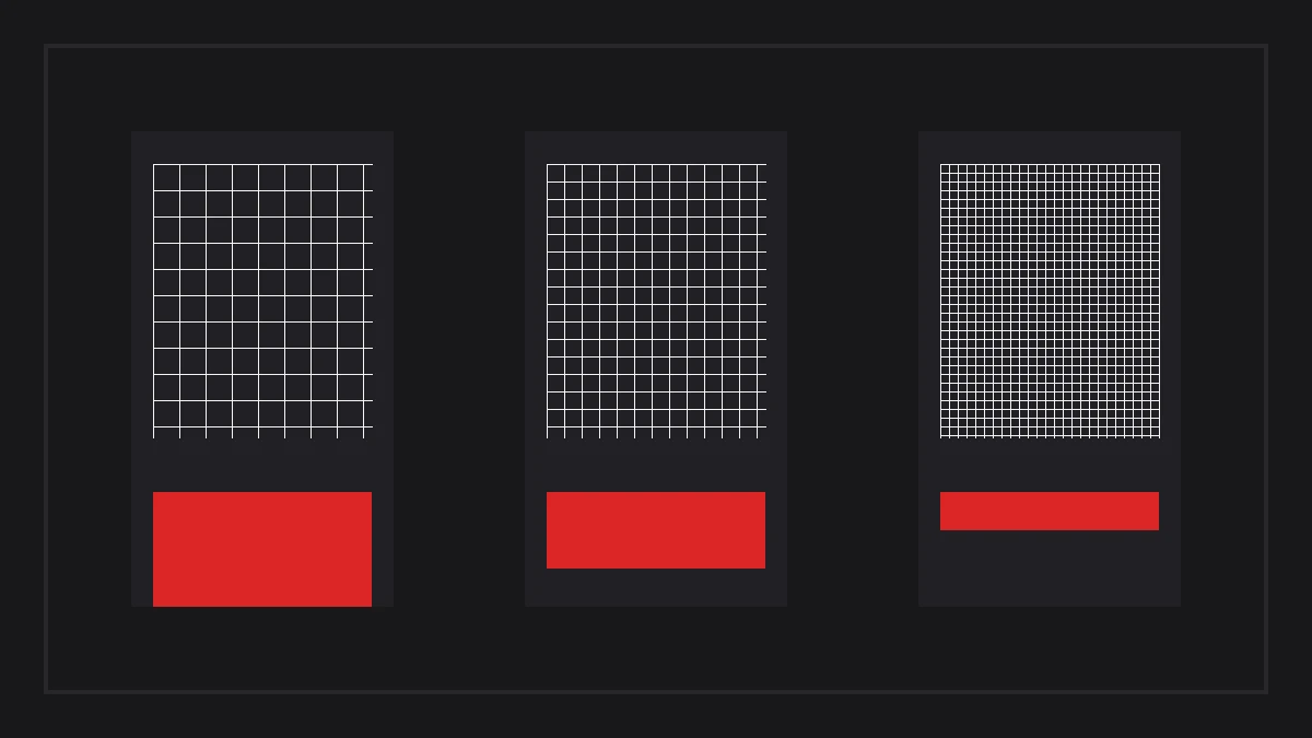 Screen printing mesh count and ink film deposit cross section diagram